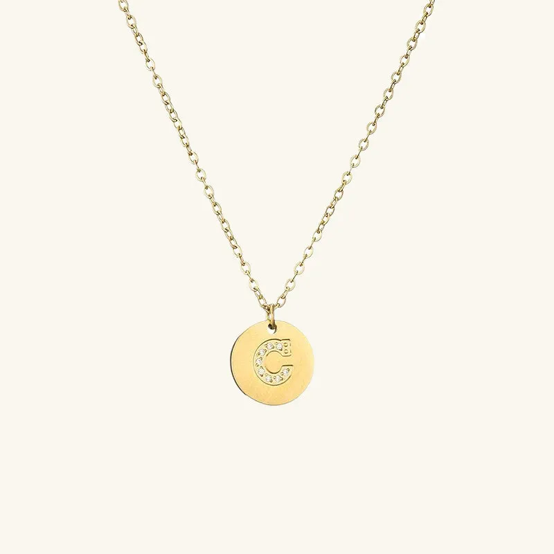 Amélie Initial O-Chain Necklace