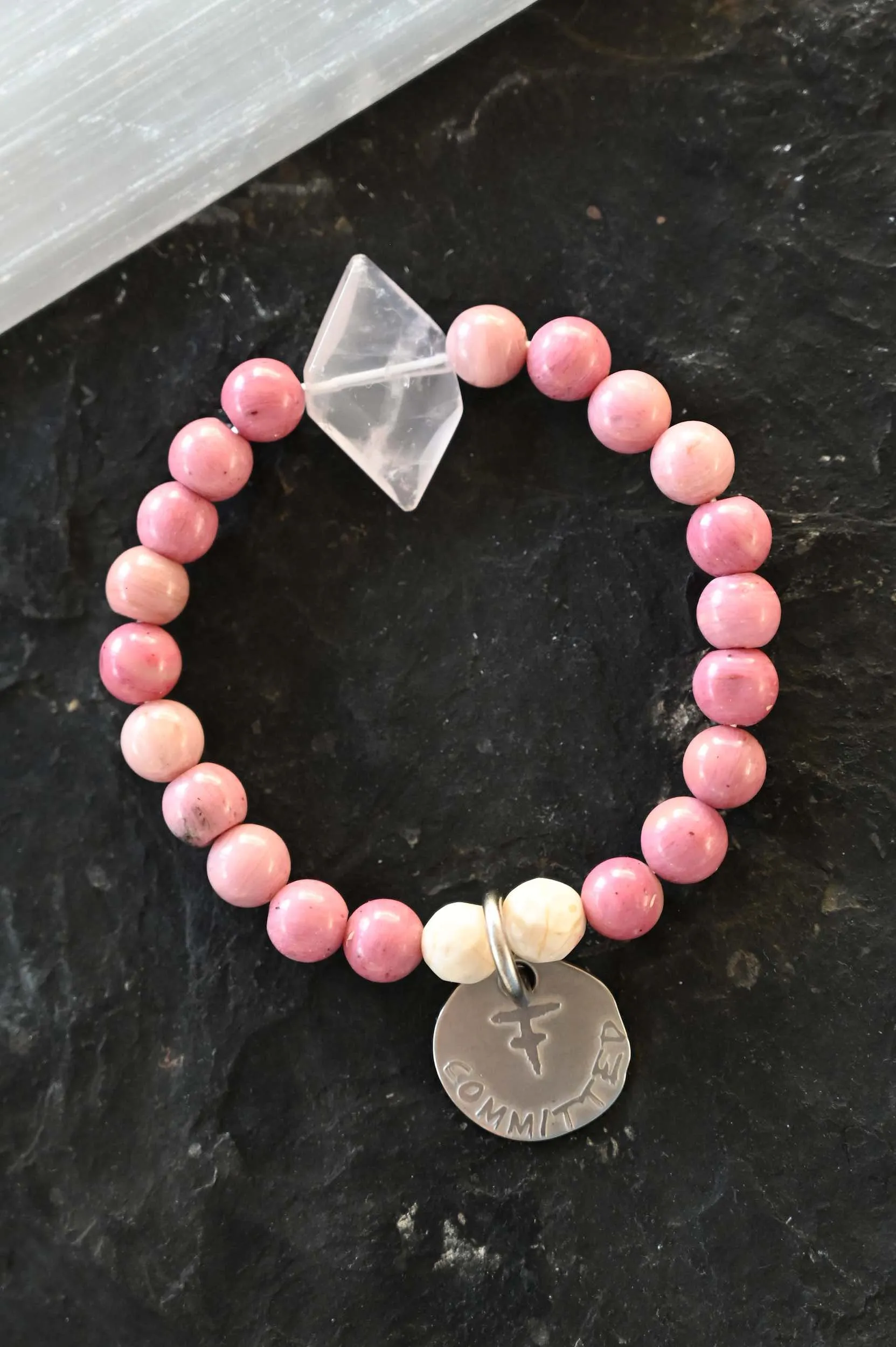 Committed To Yourself Rhodonite Bracelet