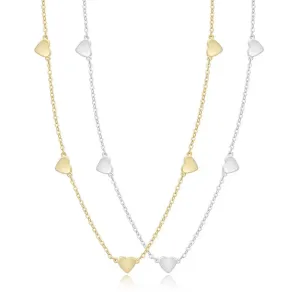Floating Hearts Necklace