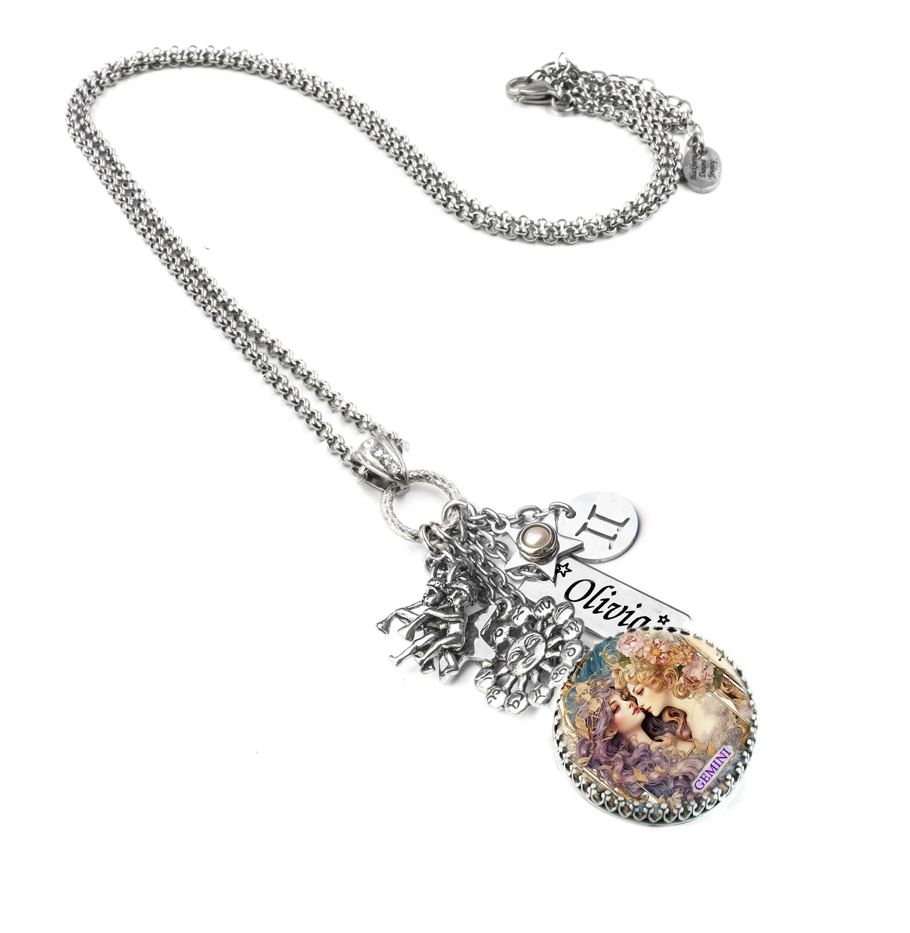 Gemini Horoscope Necklace