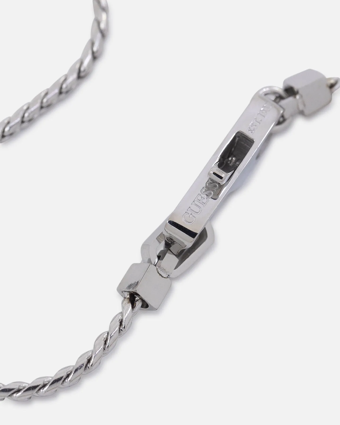 Guess Mainline Script Tag 26" Necklace Multi