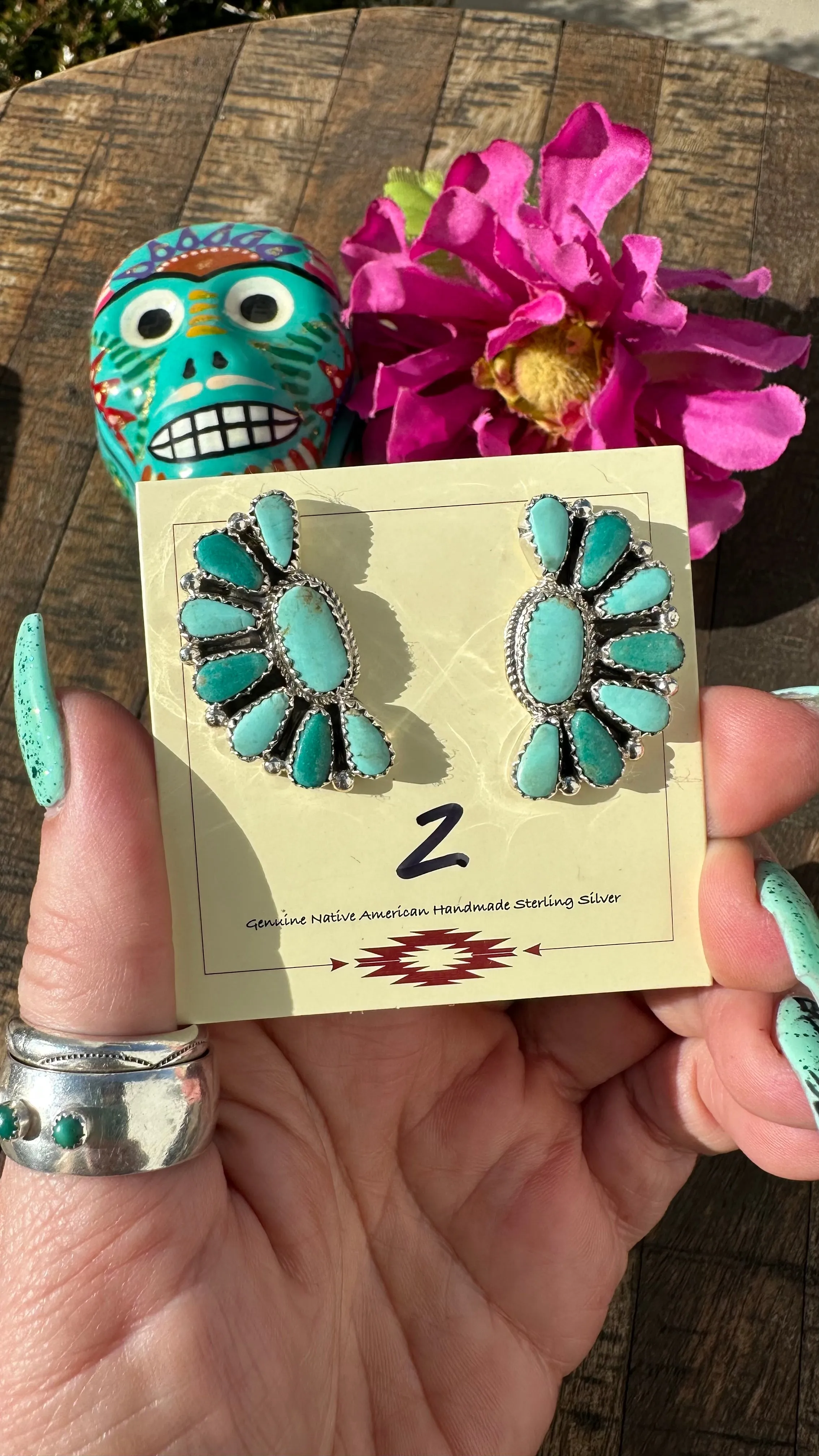 Half Cluster Earrings #2