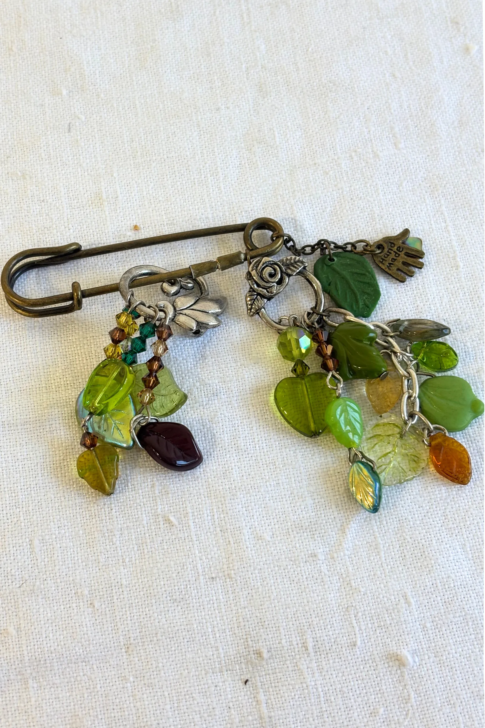 Handmade charm pin