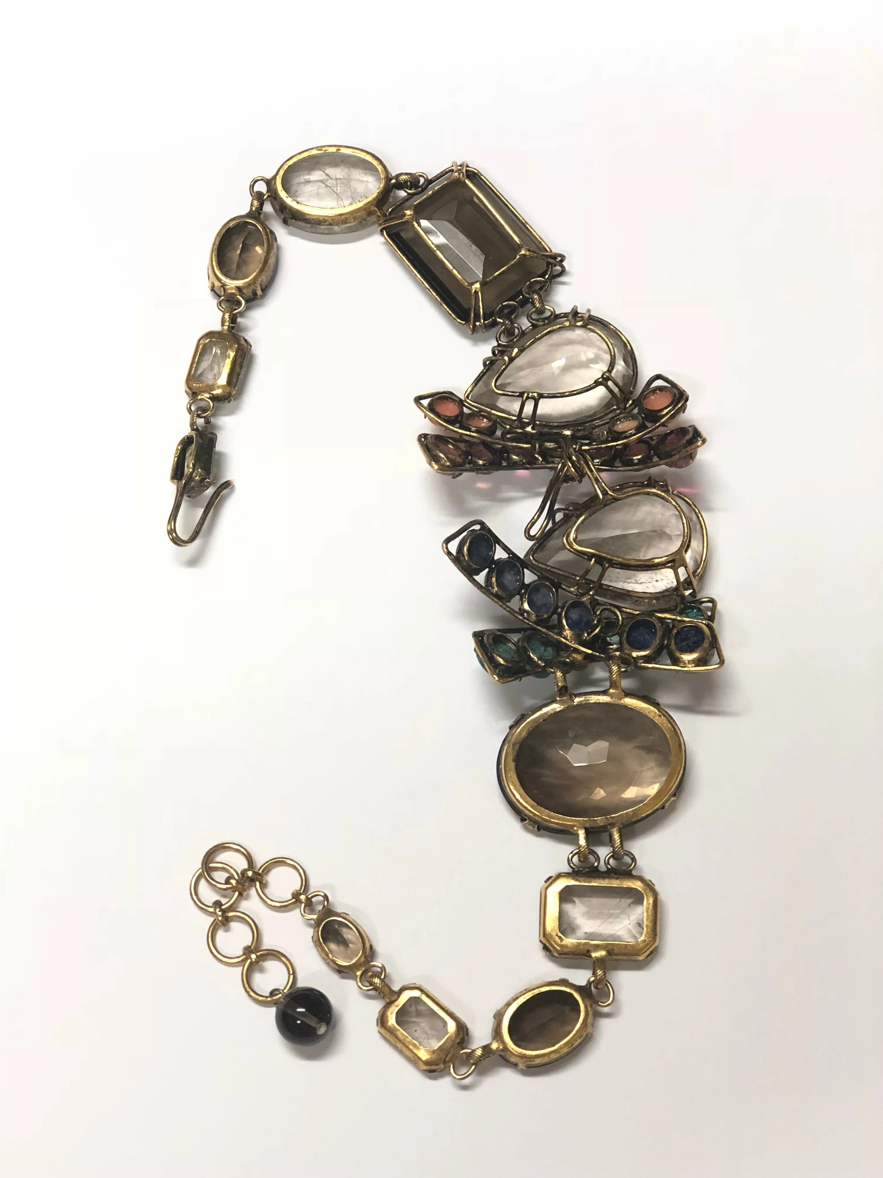 IRADJ MOINI Smoky Quartz/Gemstones Multi-Way Necklace