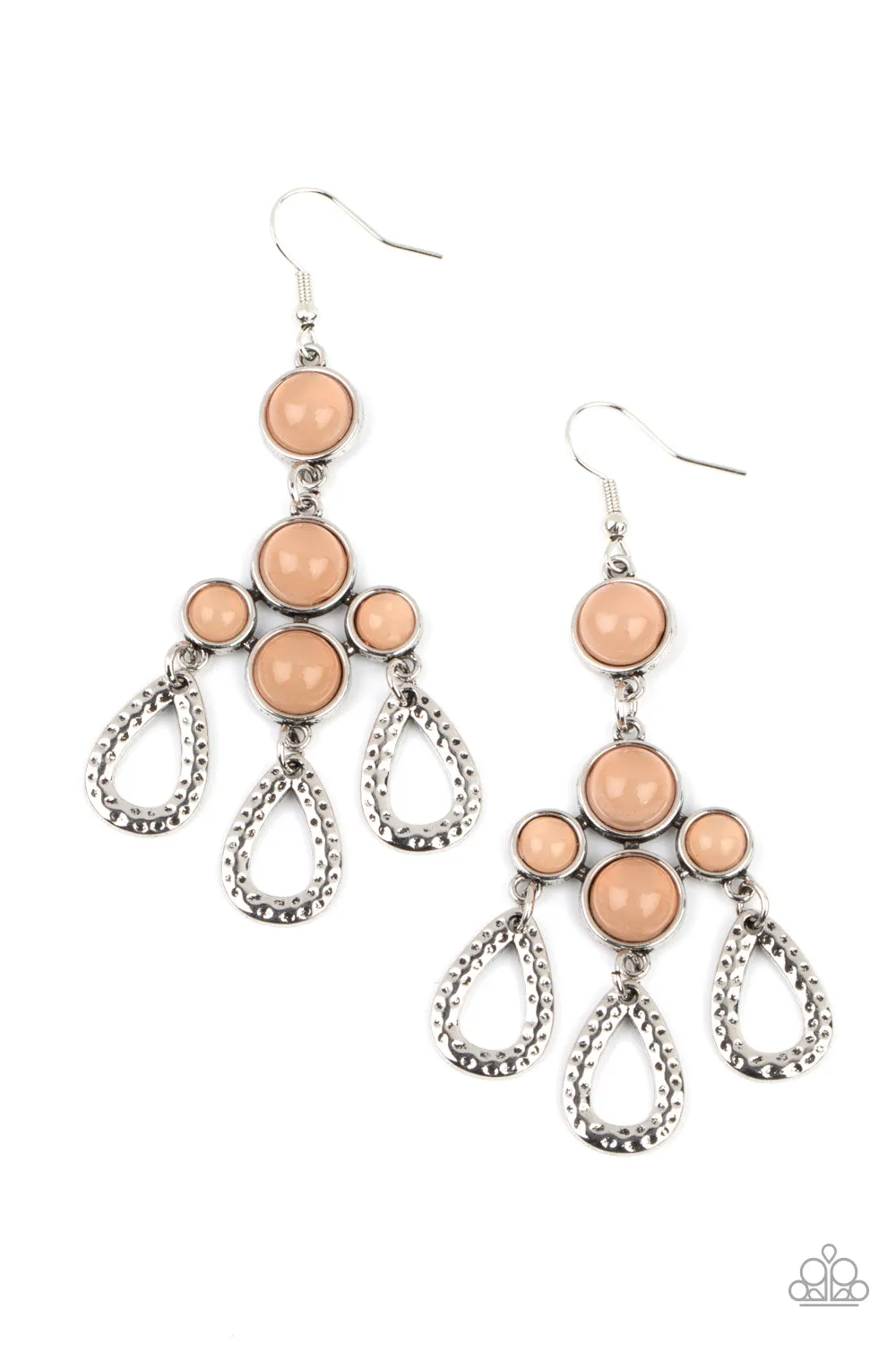 Mediterranean Magic - Brown Paparazzi Earrings