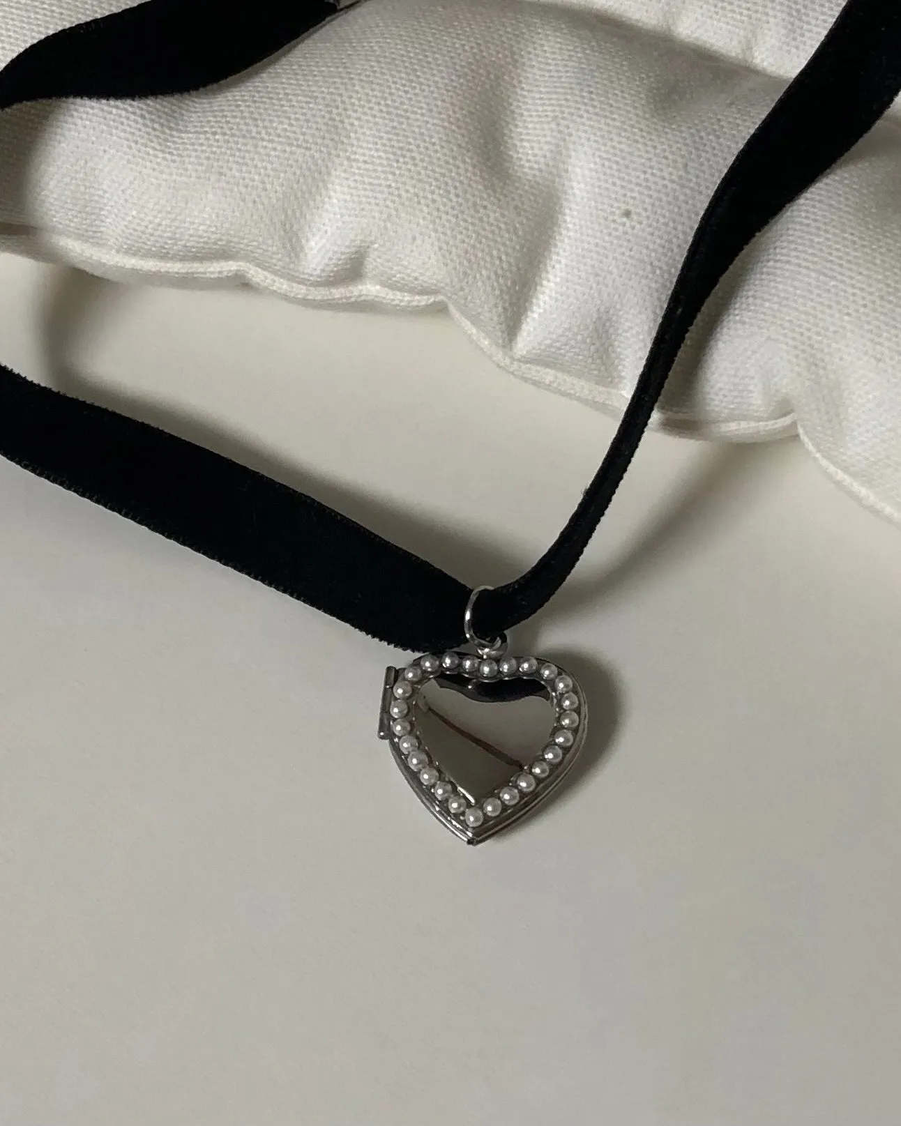 Photo Locket Choker Necklace