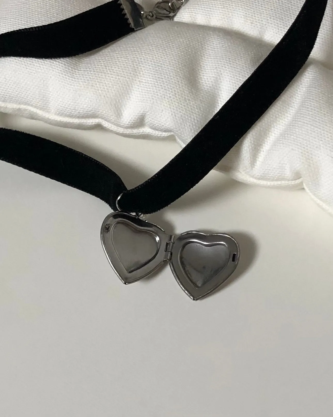 Photo Locket Choker Necklace
