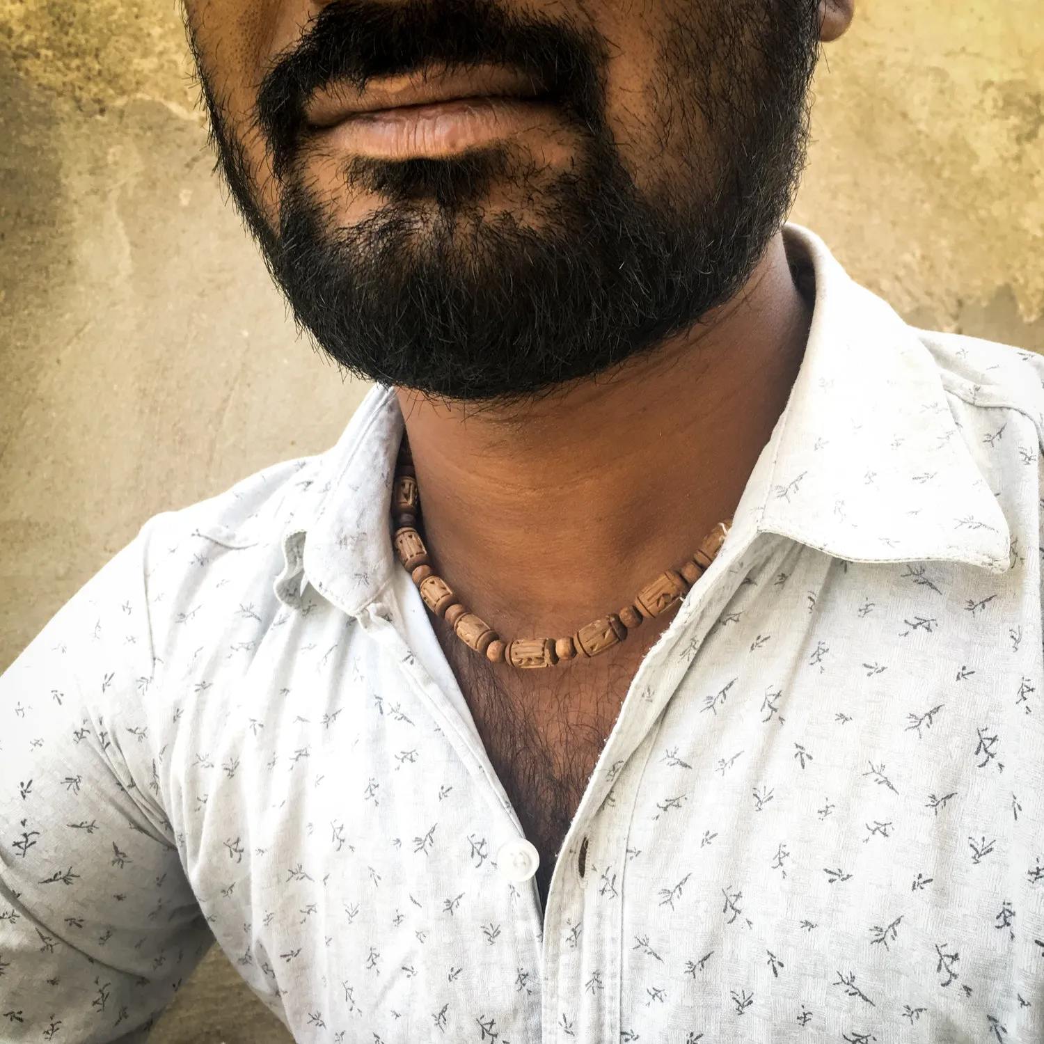 Radha Tulsi Choker Necklace Ghee Stained