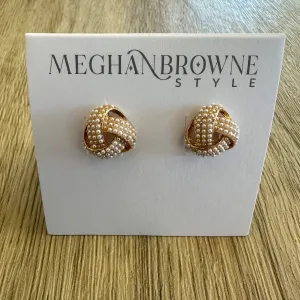 Sack Cluster Pearl Earrings by Meghan Browne