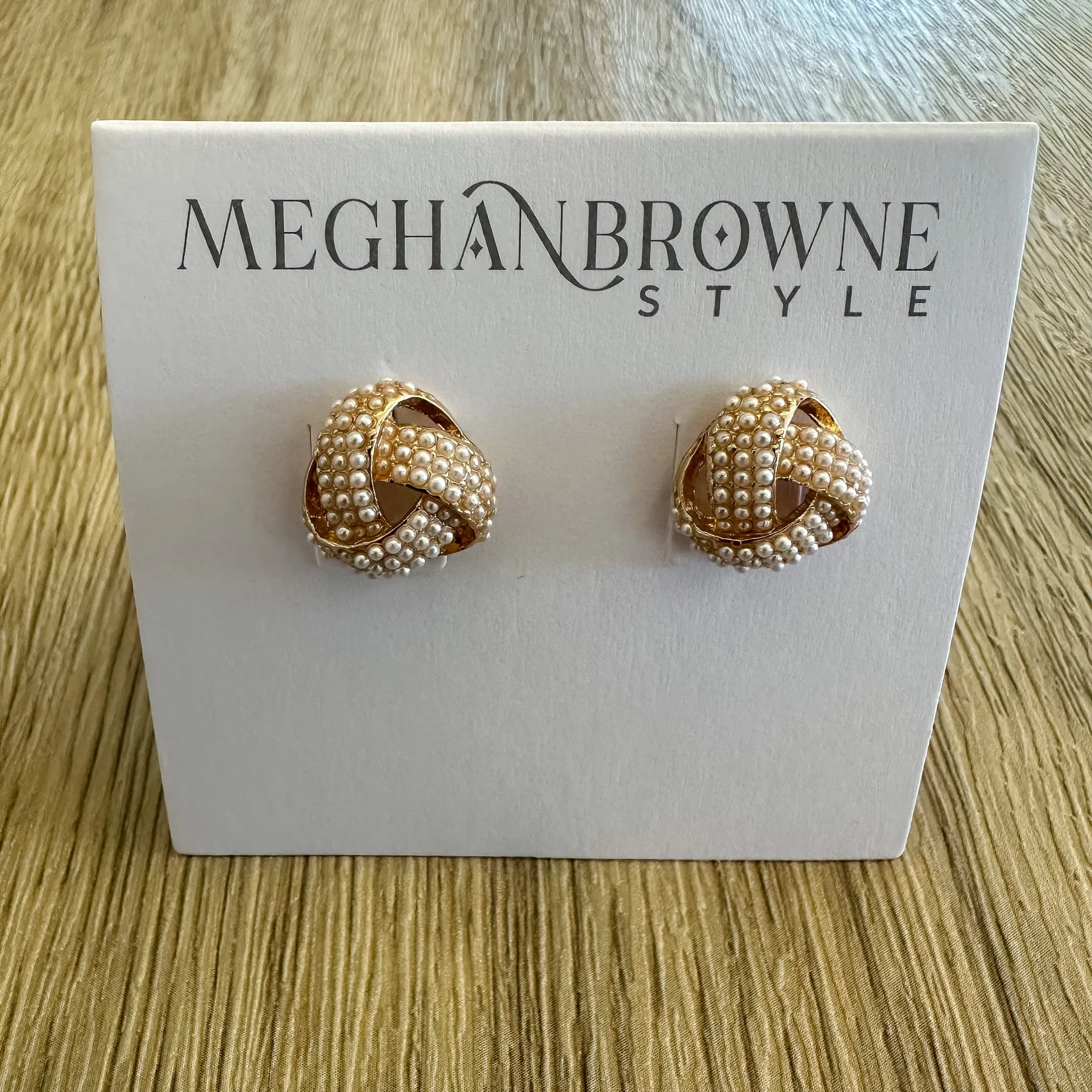 Sack Cluster Pearl Earrings by Meghan Browne