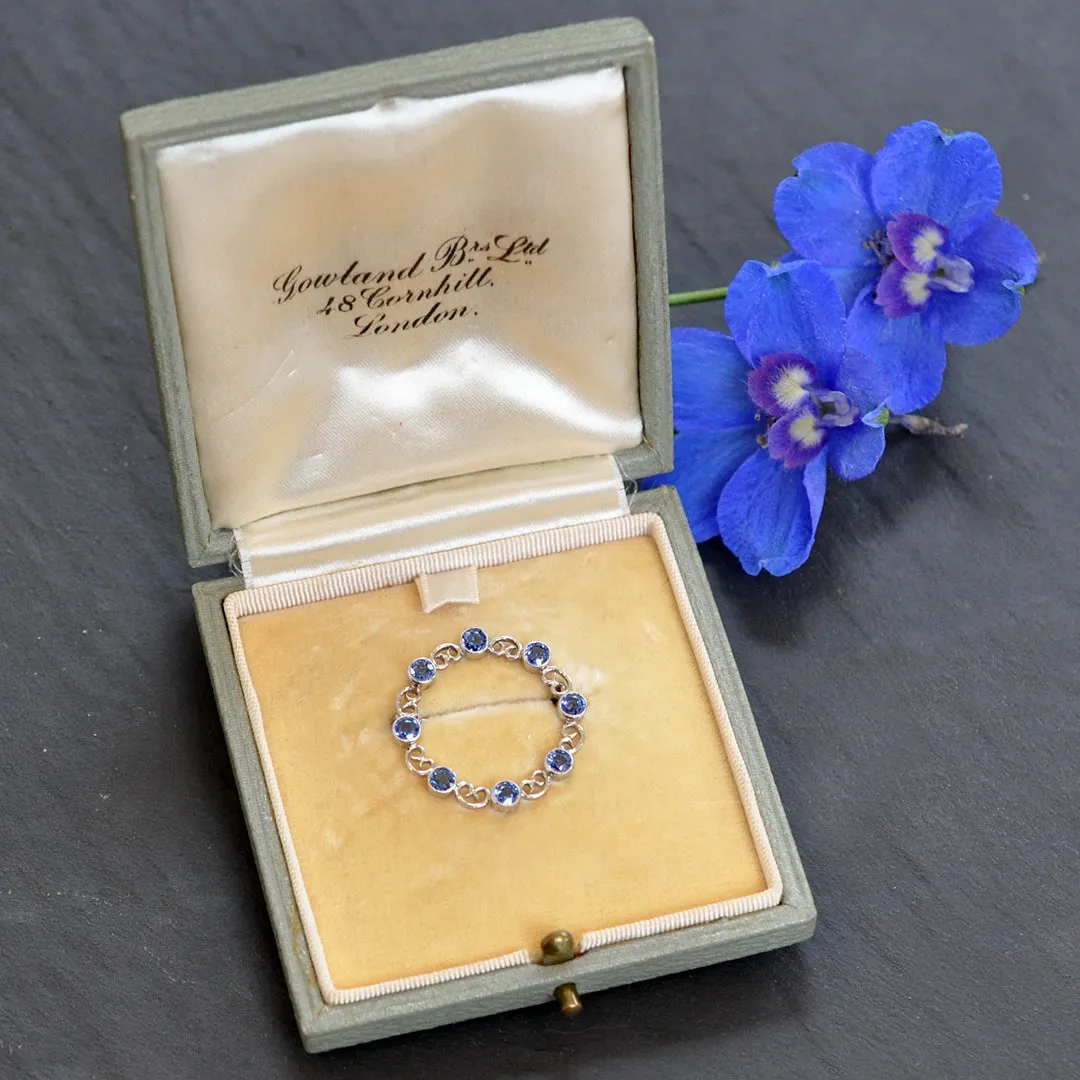 Sapphire Brooch