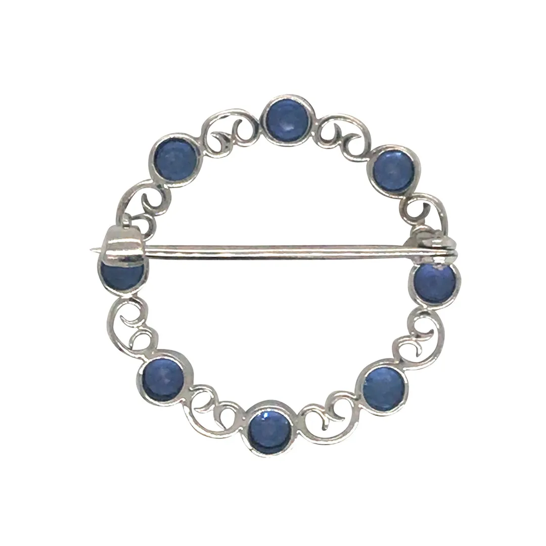 Sapphire Brooch