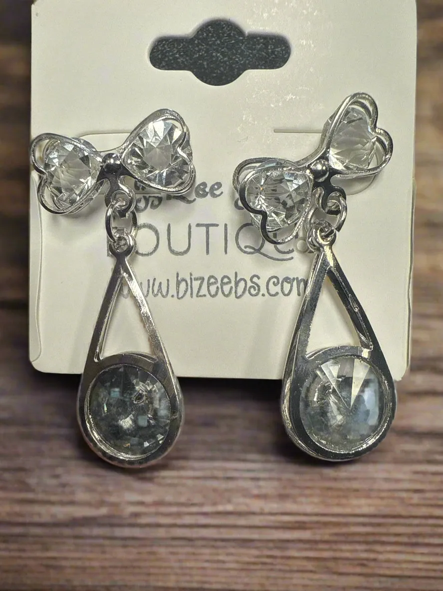 Sparkly Teardrop Earrings