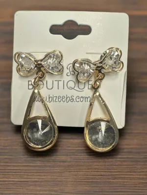 Sparkly Teardrop Earrings
